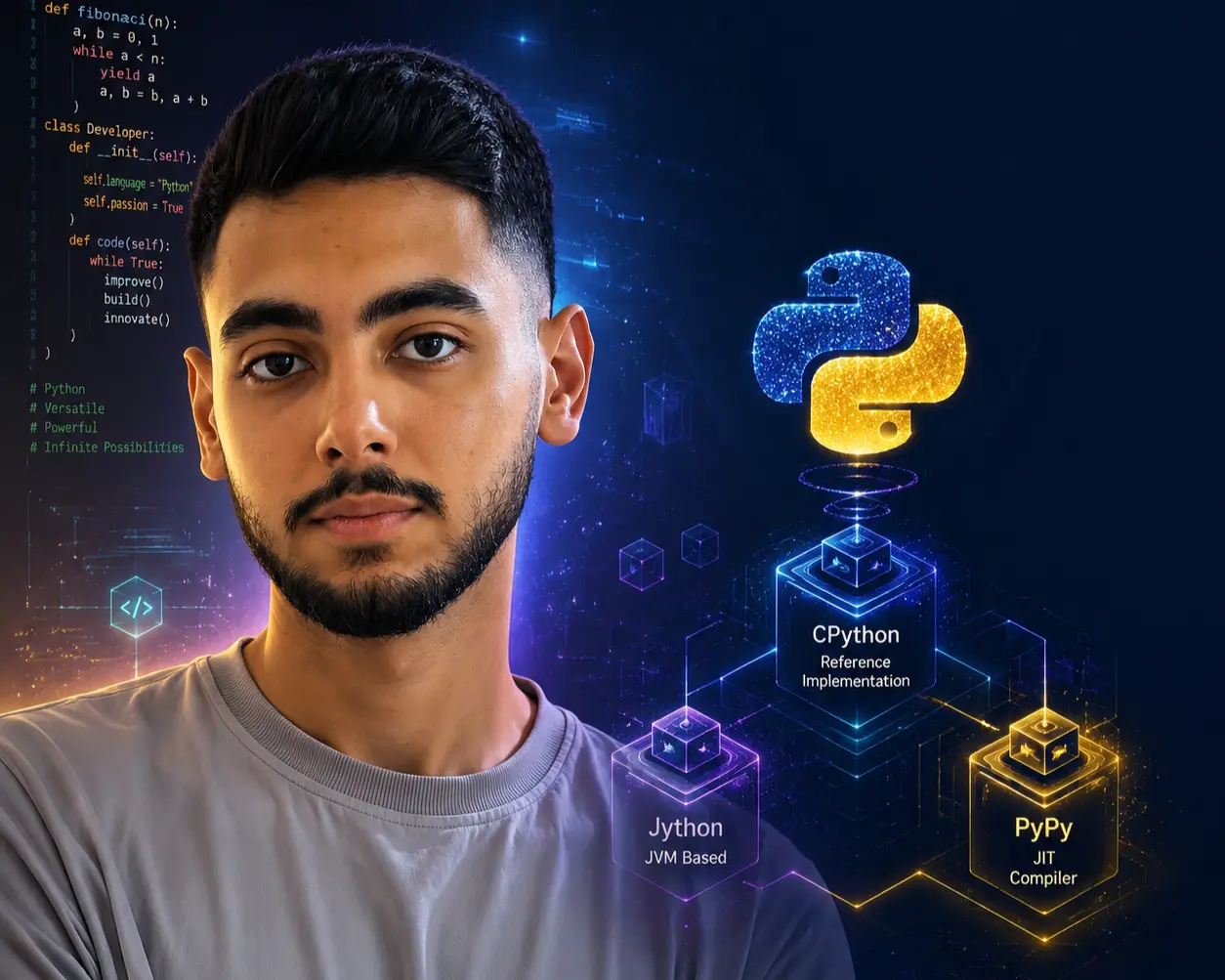 بررسی تخصصی‌تر زبان پایتون و انواع Virtual Machine در آن